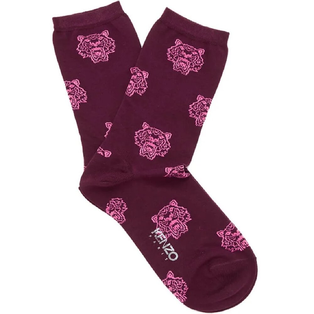 Kenzo Tiger Head Print Socks NWOT